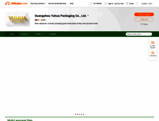 yuhuapackaging.en.alibaba.com screenshot