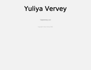 yuliyavervey.com screenshot