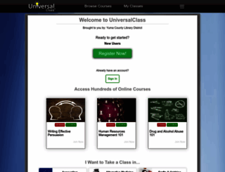 yumaaz.universalclass.com screenshot