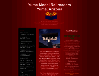 yumamodelrailroaders.org screenshot