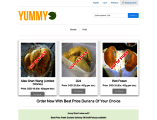 yummydurian.com screenshot