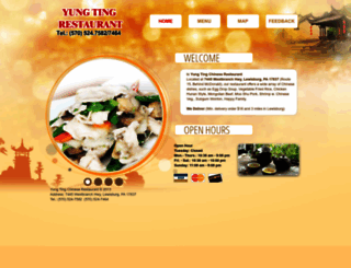yungtingrestaurant.com screenshot