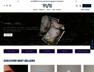 yunibeauty.com screenshot