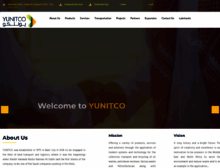 yunitco.com.sa screenshot