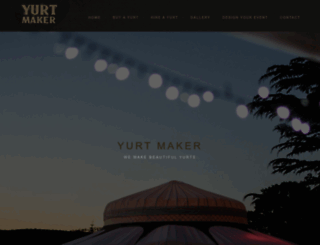 yurtmaker.co.uk screenshot