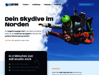 yuu-skydive.de screenshot