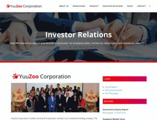 yuucorp.com screenshot