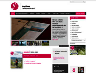yvelines.fr screenshot