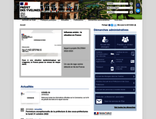 yvelines.gouv.fr screenshot