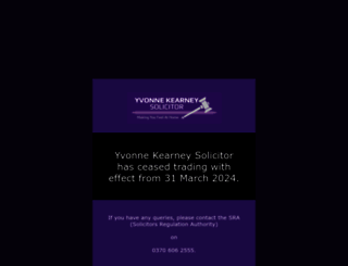 yvonnekearney.co.uk screenshot