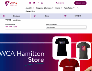 ywcahamilton.org screenshot