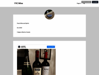 yycwine.com screenshot