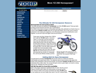 yz250-horsepower.700hp.com screenshot