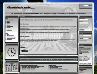 z3-roadster-forum.de screenshot