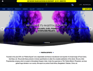 za.dyes-n-pigments.com screenshot