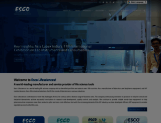 za.escoglobal.com screenshot