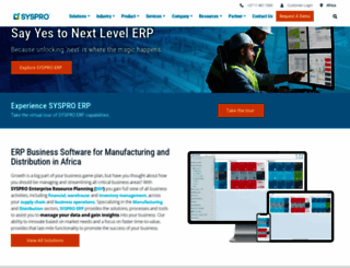 za.syspro.com screenshot
