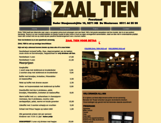 zaaltien.nl screenshot
