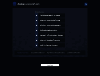 zabbapeoplesearch.com screenshot