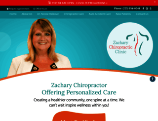 zacharychiropractic.com screenshot
