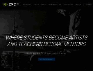 zachfielddrumstudios.com screenshot
