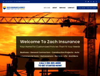 zachinsurance.com screenshot
