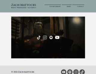 zachmattocks.com screenshot