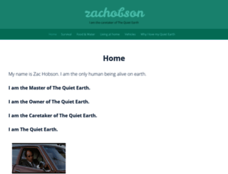 zachobson.wordpress.com screenshot