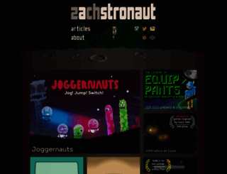 zachstronaut.com screenshot