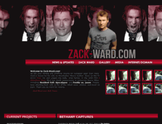 zack-ward.com screenshot