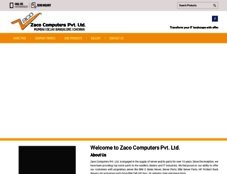 zacoserverparts.com screenshot