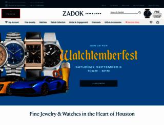 zadokjewelers.com screenshot