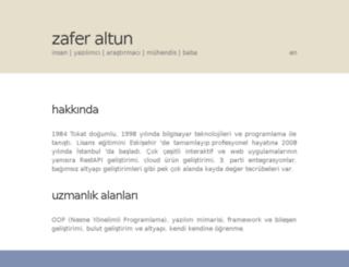 zaferaltun.com screenshot