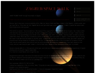 zagrebspacewalk.com screenshot