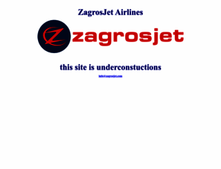 zagrosjet.com screenshot