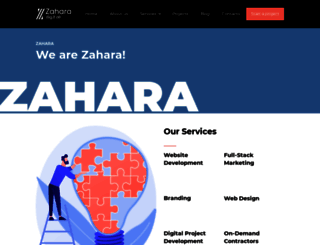 zaharaconsult.com screenshot