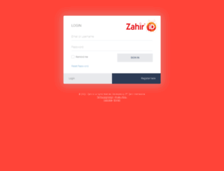 zahir-id.zahironline.com screenshot