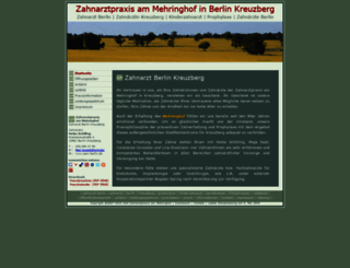 zahnarzt-berlin-kreuzberg.net screenshot