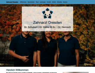 zahnarzt-dresden.com screenshot