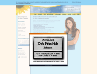 zahnarzt-friedrich.com screenshot