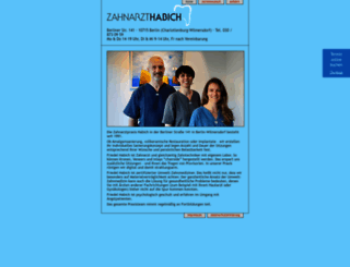 zahnarzt-habich.de screenshot