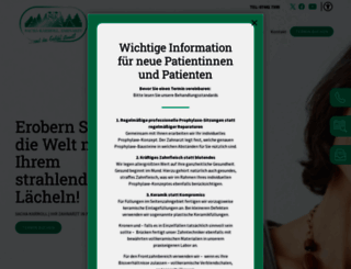 zahnarztpraxis-freudenstadt.de screenshot