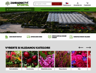 zahradnictvi-spomysl.cz screenshot