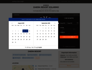 zaiera-resort.siracusa.hotels-sicily.net screenshot