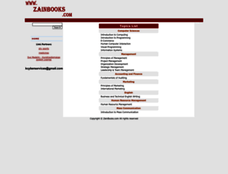 zainbooks.com screenshot
