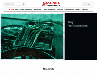 zainsainstruments.com screenshot