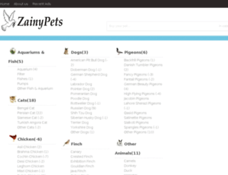 zainypets.com screenshot