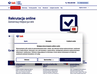 zak.edu.pl screenshot
