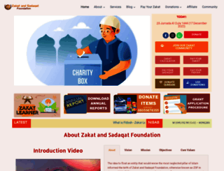 zakatandsadaqat.org.ng screenshot
