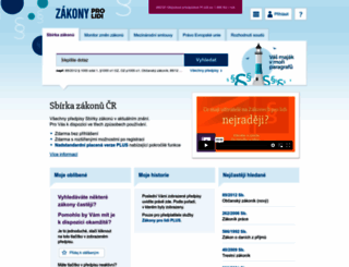 zakonyprolidi.cz screenshot